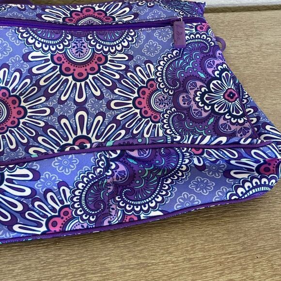 NWOT Vera Bradley Purple Lilac Tapestry Paisley Crossbody Bag Purse - Picture 6 of 9